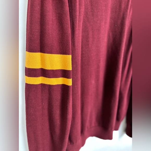 The Flash Mens Maroon TV Series Logo Lightweight Jacquard Sweater X-Large DC - Picture 5 of 6